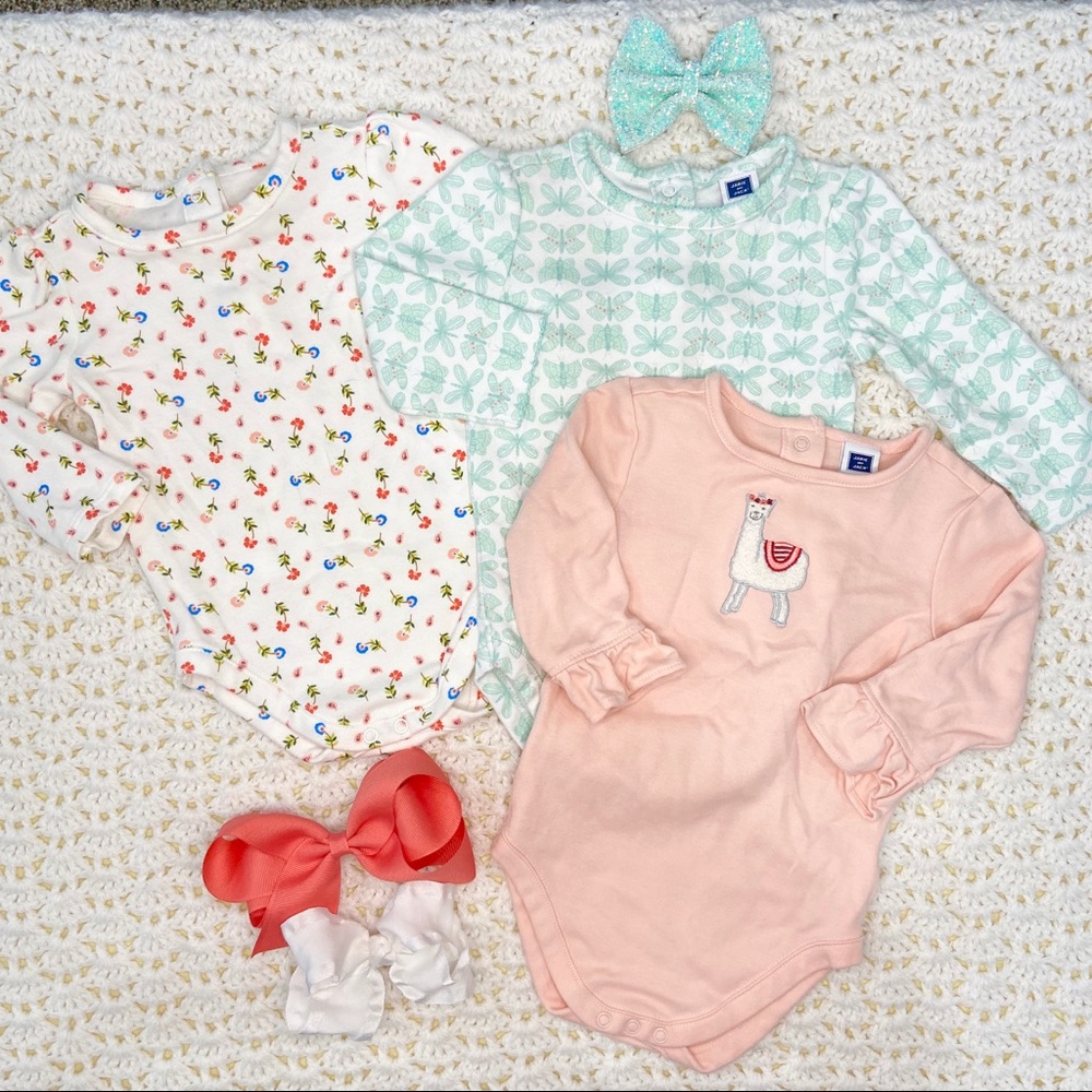 3 Janie and Jack bodysuits